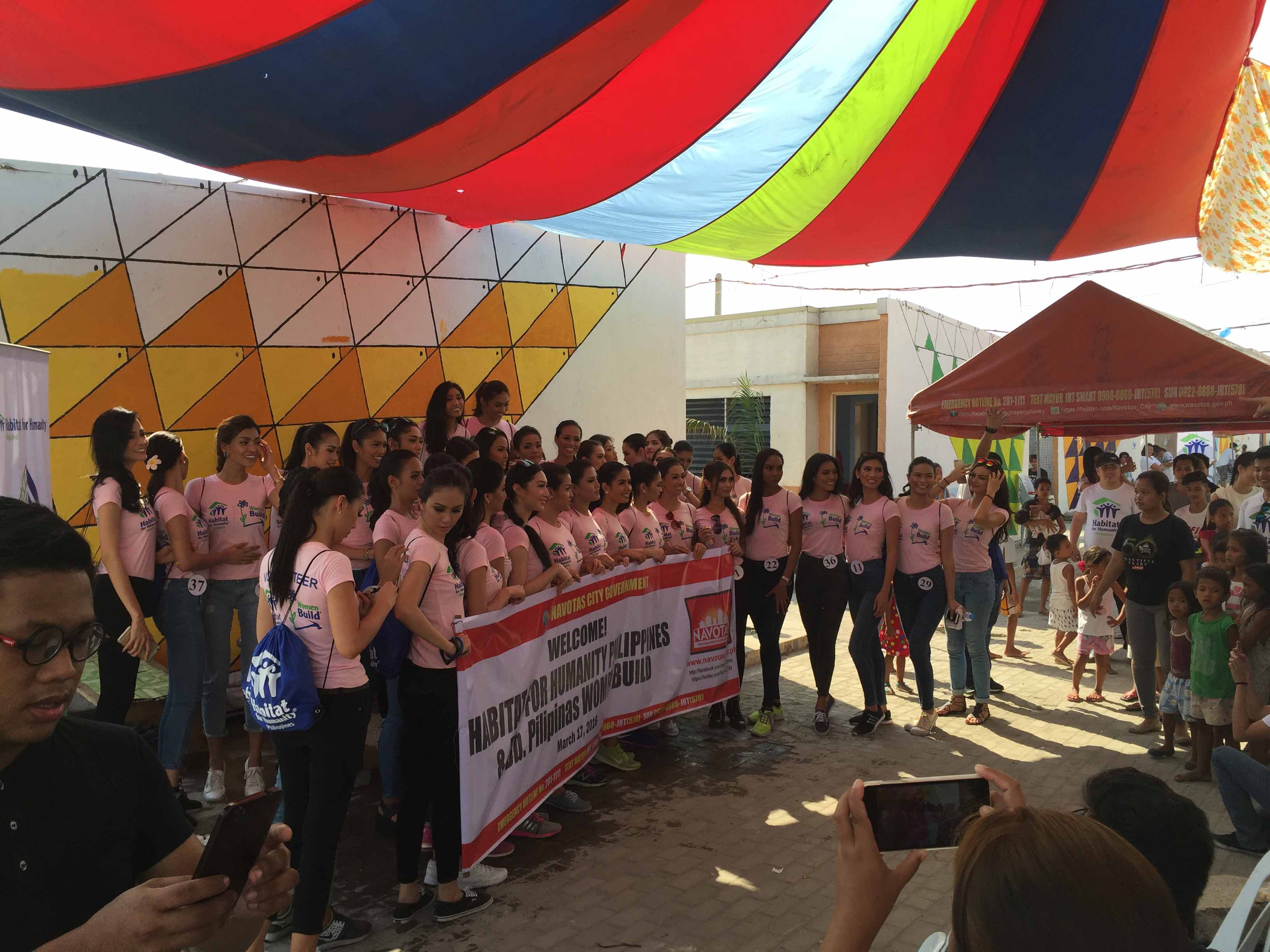 The Habitat for Humanity: Bb. Pilipinas Mural Painting 2016