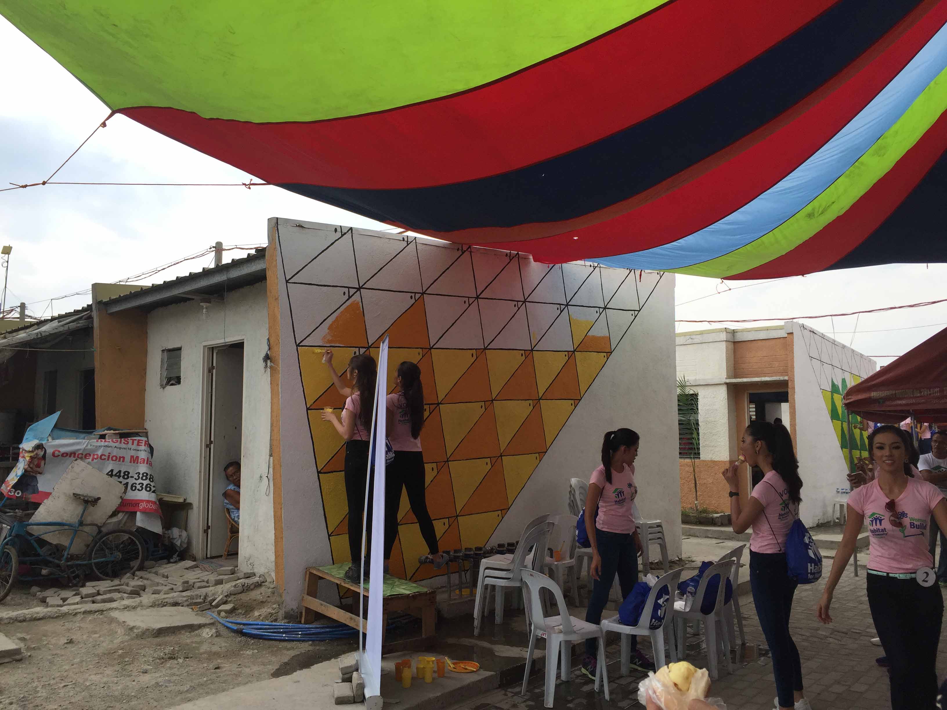 The Habitat for Humanity: Bb. Pilipinas Mural Painting 2016 | News ...